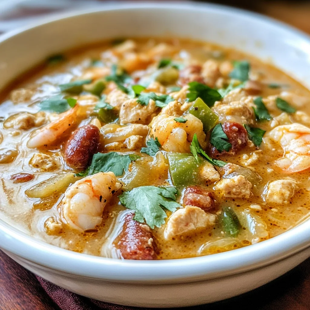 Cajun White Chicken Chili