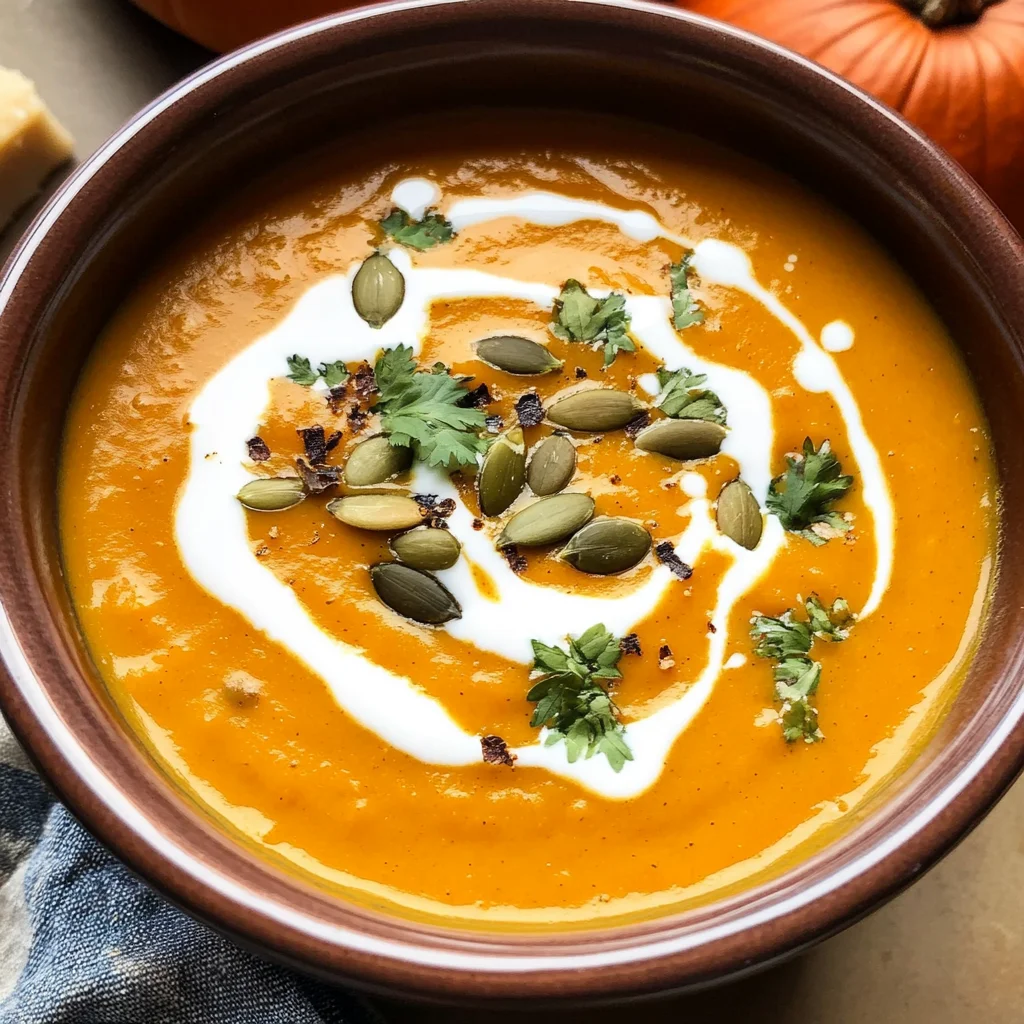 Coconut Curry Pumpkin Soup