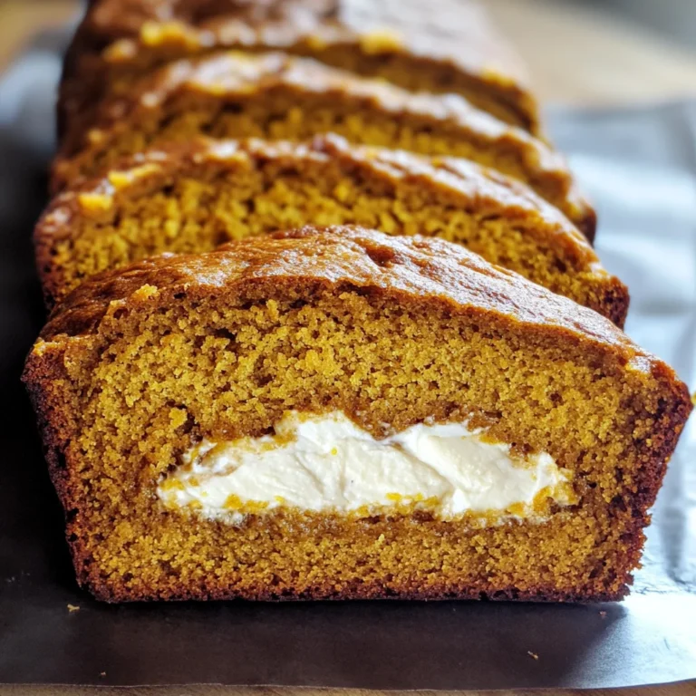 Cream Cheese-Filled Pumpkin Bread