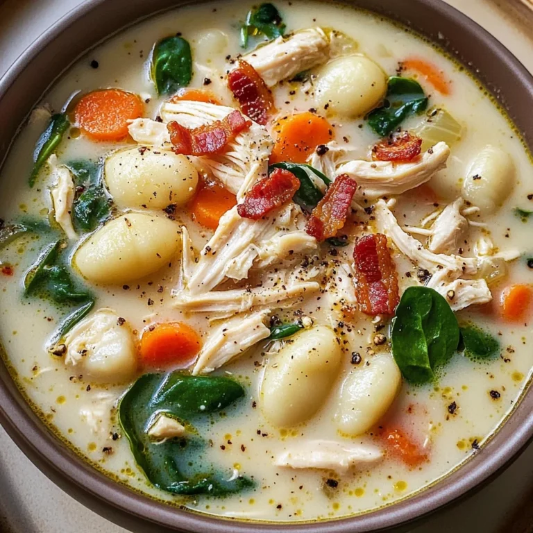 Creamy Crockpot Chicken Gnocchi Soup