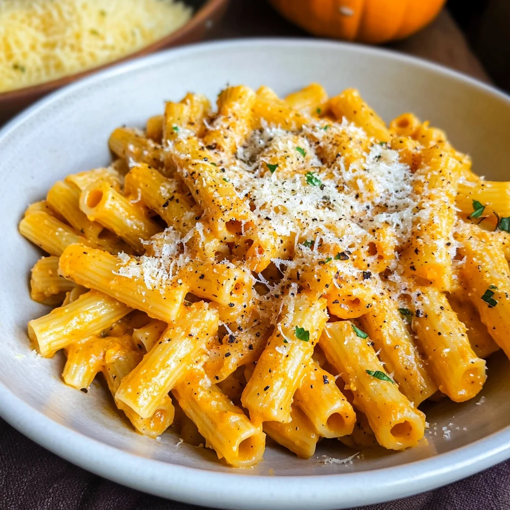 Creamy Parmesan Pumpkin Pasta