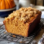 Easy Pumpkin Bread with Crumb Topping