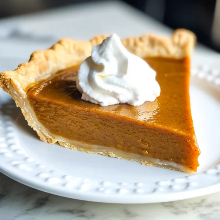 Easy Pumpkin Pie