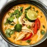 Easy Thai Coconut Chicken Soup