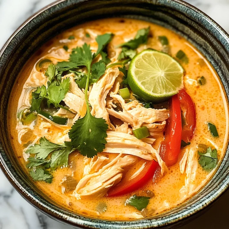 Easy Thai Coconut Chicken Soup