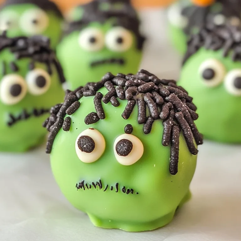 Frankenstein Oreo Balls