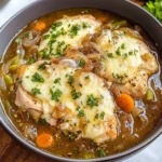 French Onion Chicken Soup