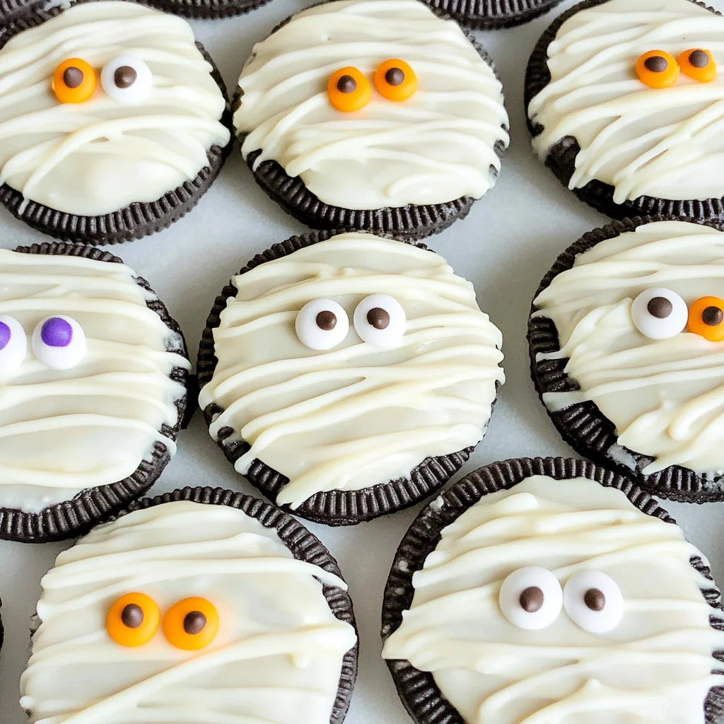 Halloween Mummy Oreo Cookies