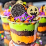 Halloween Pudding Cups