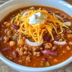 Hillbilly Chili and Cinnamon Rolls