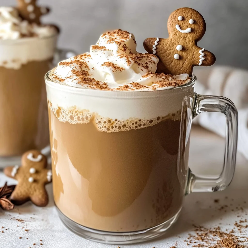 Homemade Gingerbread Latte