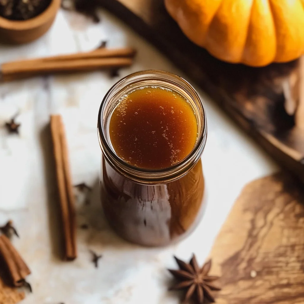 Homemade Pumpkin Spice Syrup