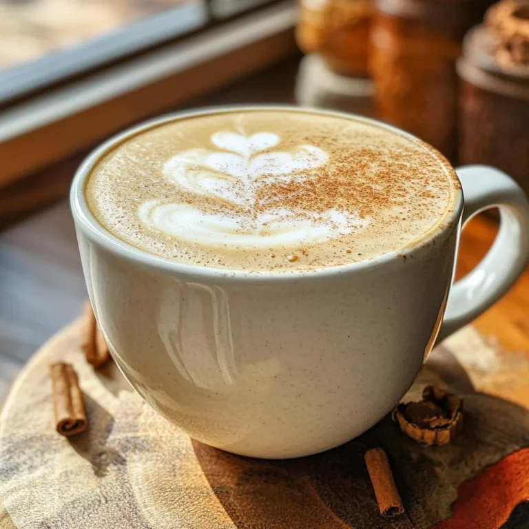 Maple Cinnamon Latte