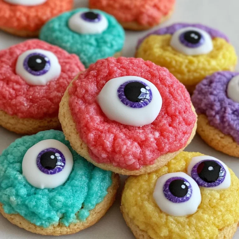 Monster Eye Cookies