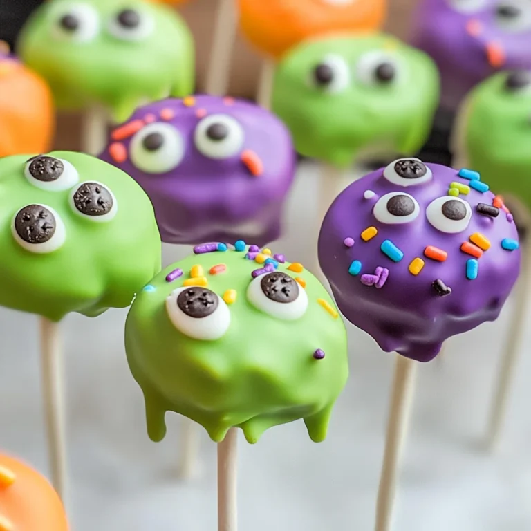 Monster Oreo Pops