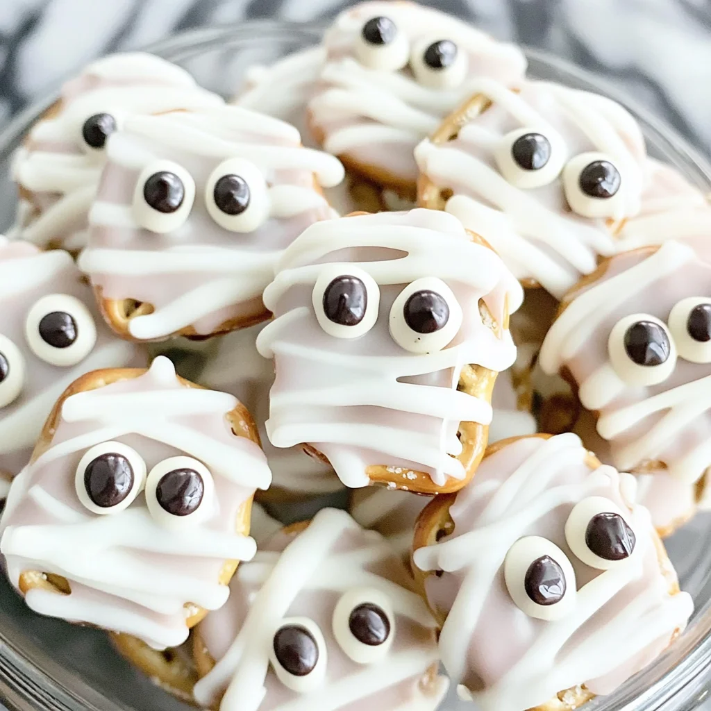 Mummy Pretzel Bites