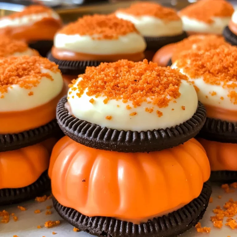 No Bake Pumpkin Patch Cookies