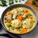 One Pot Chicken Dumpling Soup (with refrigerated biscuit dough!)