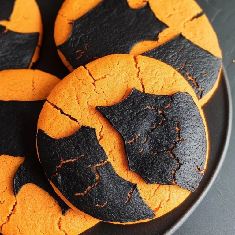 Orange and Black Halloween Sugar Cookies