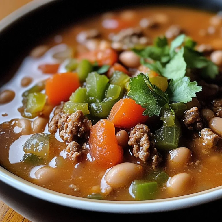 Pinto Beans Green Chile And Beef Soup
