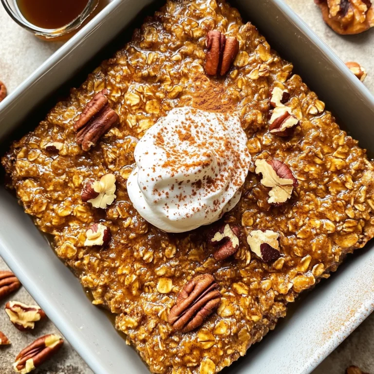 Pumpkin Baked Oatmeal