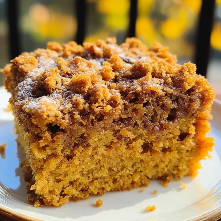 Pumpkin Coffee Cake