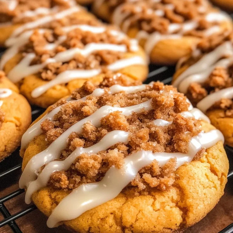 Pumpkin Coffee Cake Cookies