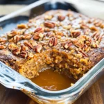 Pumpkin Pecan Cobbler