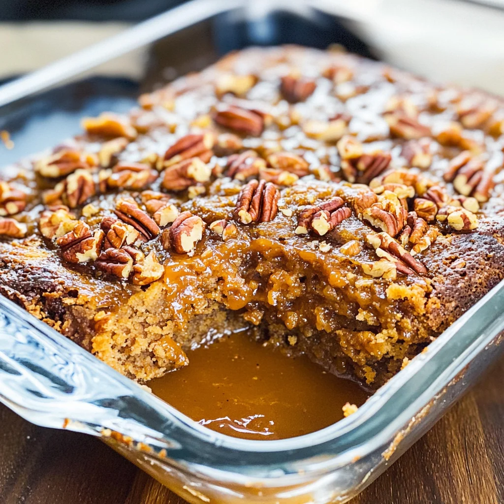 Pumpkin Pecan Cobbler