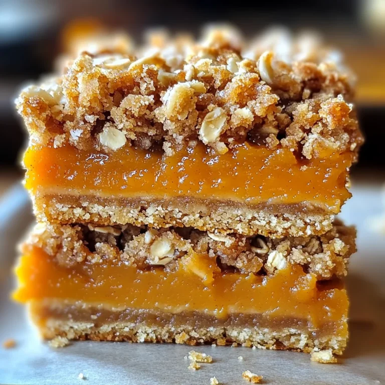 Pumpkin Pie Crumble Bars – Easy Fall Dessert Recipe