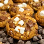 Pumpkin S'mores Cookies