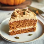 Pumpkin Spice Cake with Brown Sugar Cream Cheese Frosting
