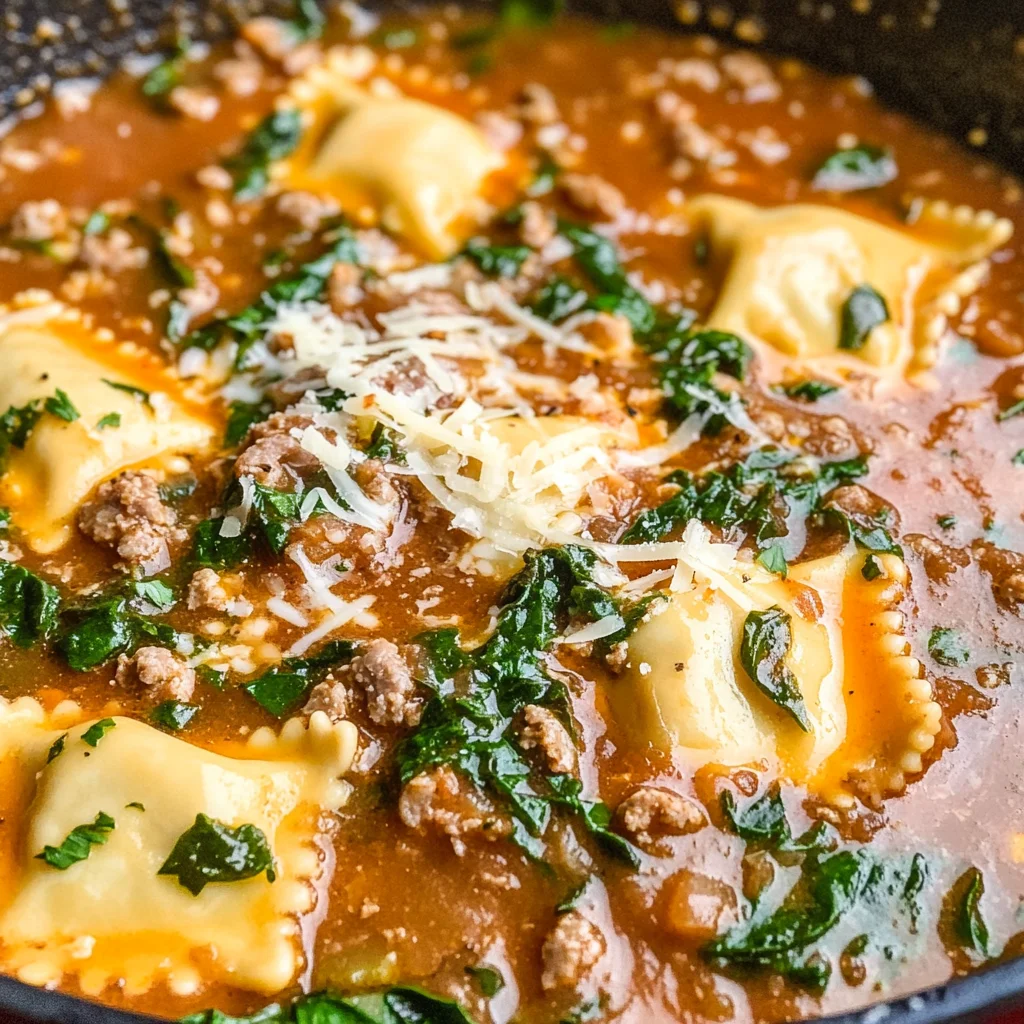 Ravioli Soup