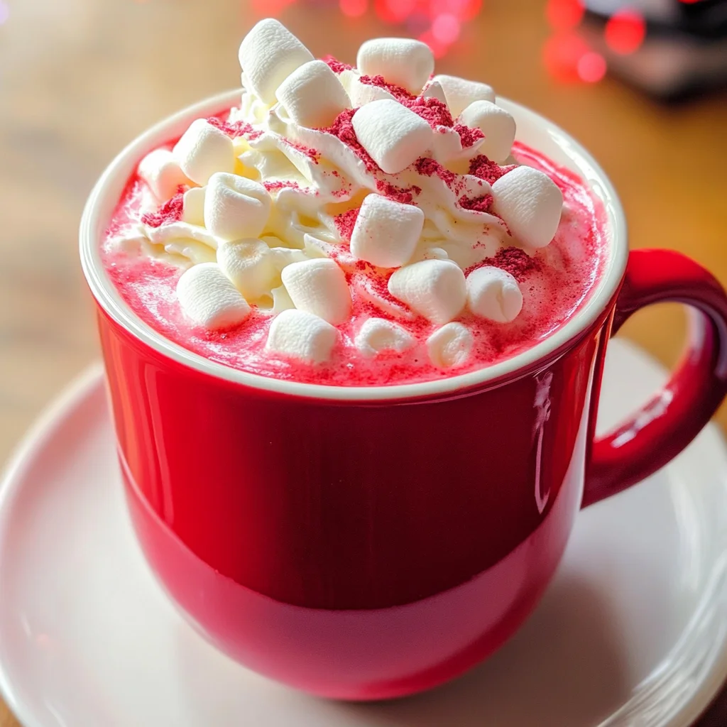 Red Velvet Hot Chocolate Recipe