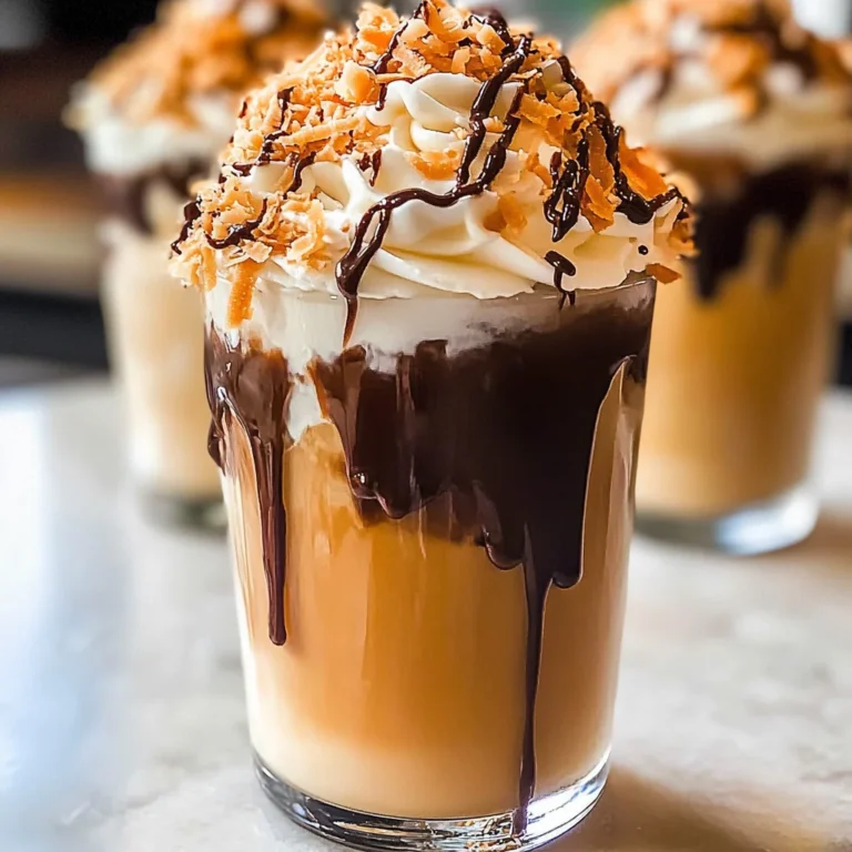 Samoas Iced Coffee