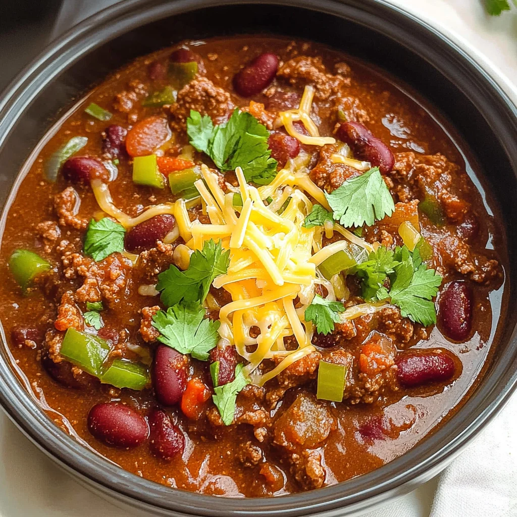 Slow Cooker Chili Con Carne