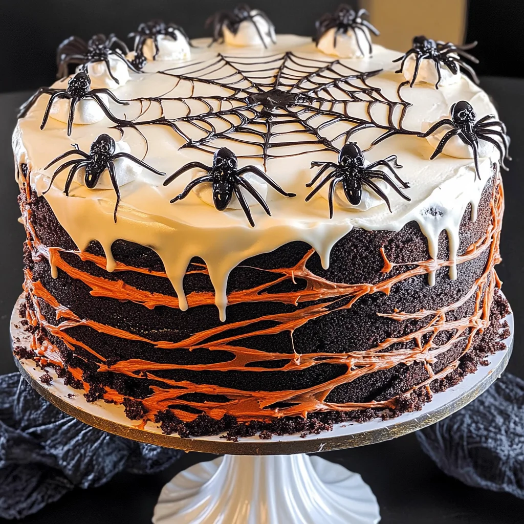 Spiderweb Cake