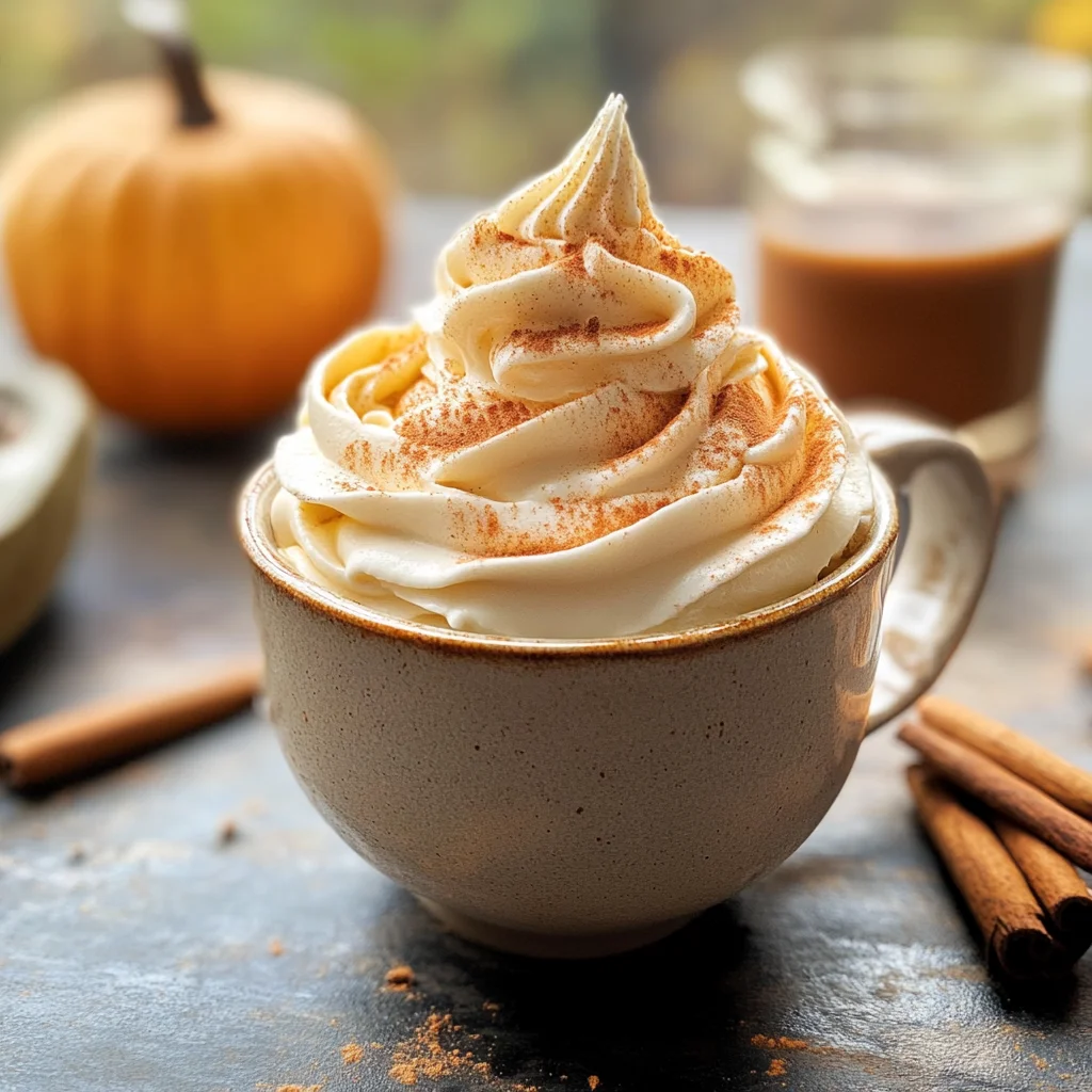 Starbucks Pumpkin Spice Whipped Cream