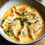 Thai Coconut Curry Dumpling Soup