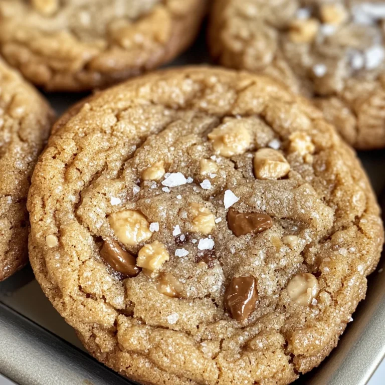 Brown Butter Coffee Toffee Cookies