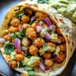 Chili Lime Chickpea Cauliflower Wrap Recipe