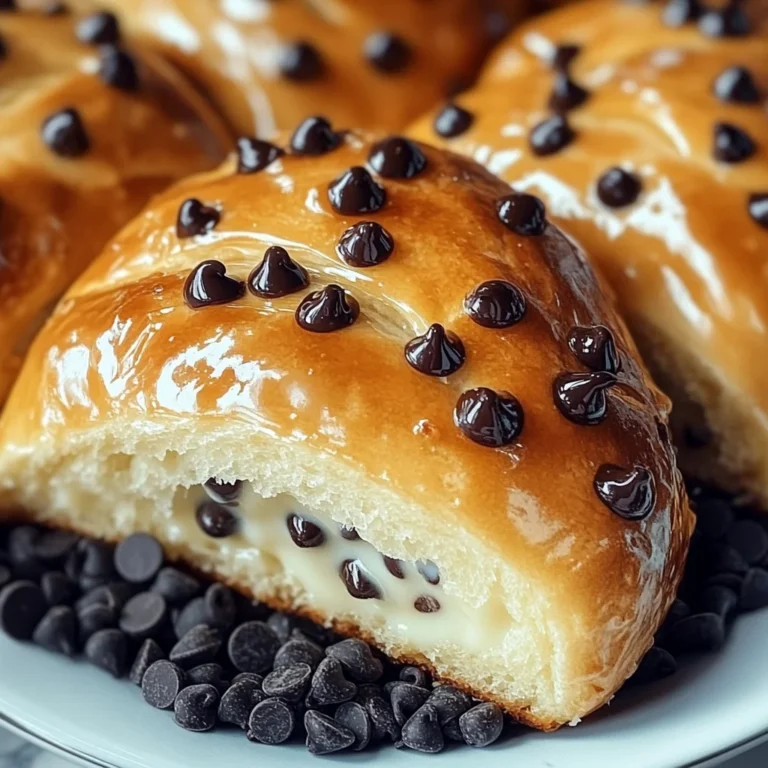 Chocolate Chip Vanilla Custard Brioches