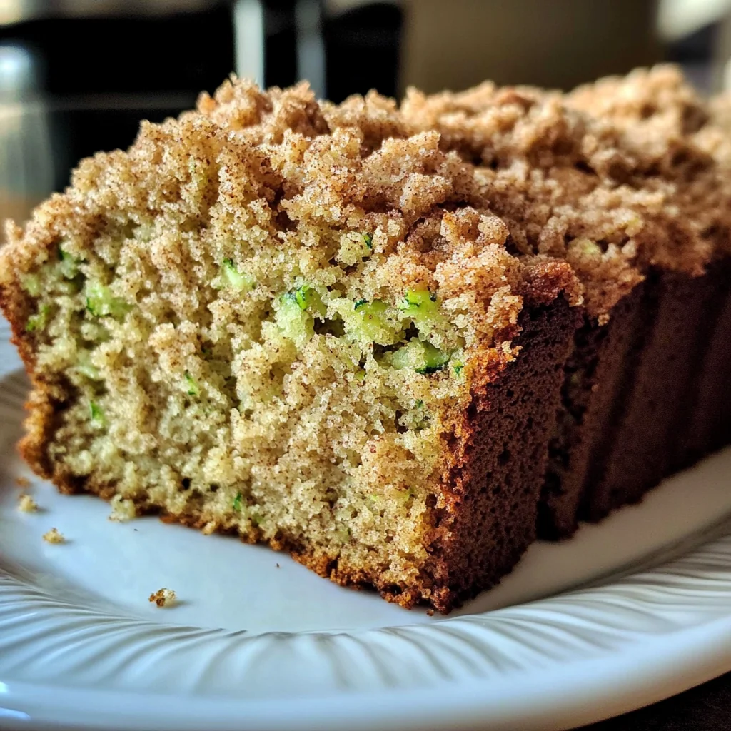 Cinnamon Streusel Topped Zucchini Bread Bakery Style: A Stunning Loaf