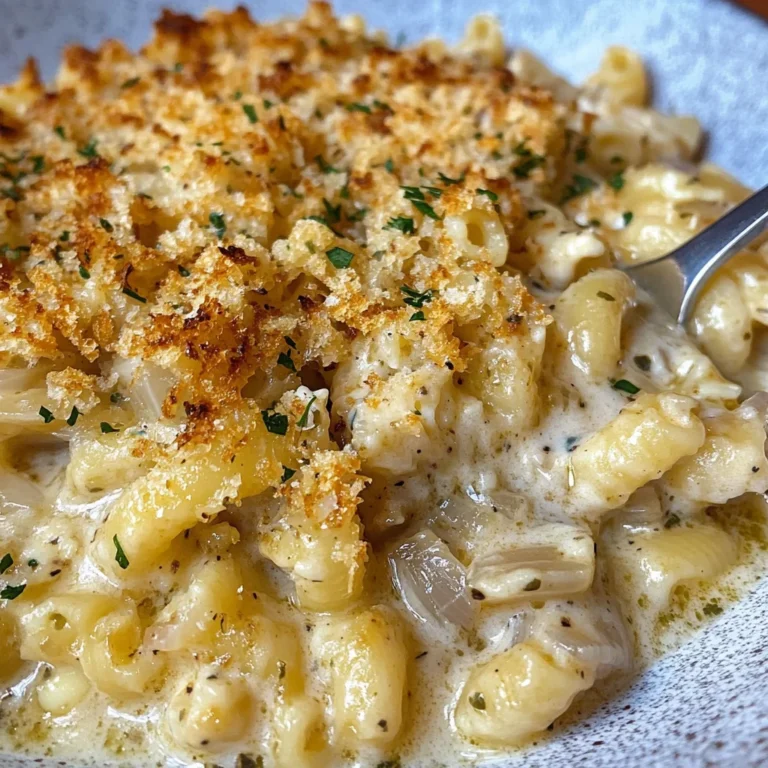 French Onion Soup Pasta Recipe