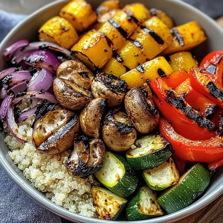 Grilled Veggie Bowl with Quinoa