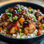 Honey BBQ Chicken Rice – The Best 1-Pan Family Dinner