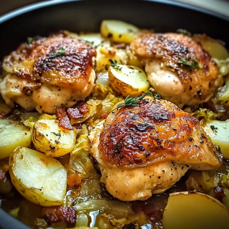 Irish Chicken with Cabbage and Potatoes
