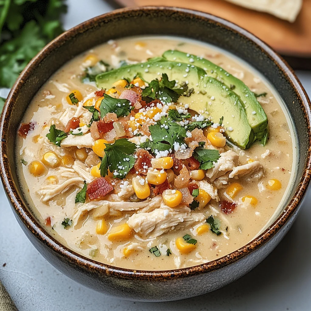 Mexican Street Corn White Chicken Chili Recipe