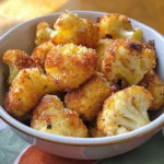 Parmesan Cauliflower Bites - Just 5 Ingredients