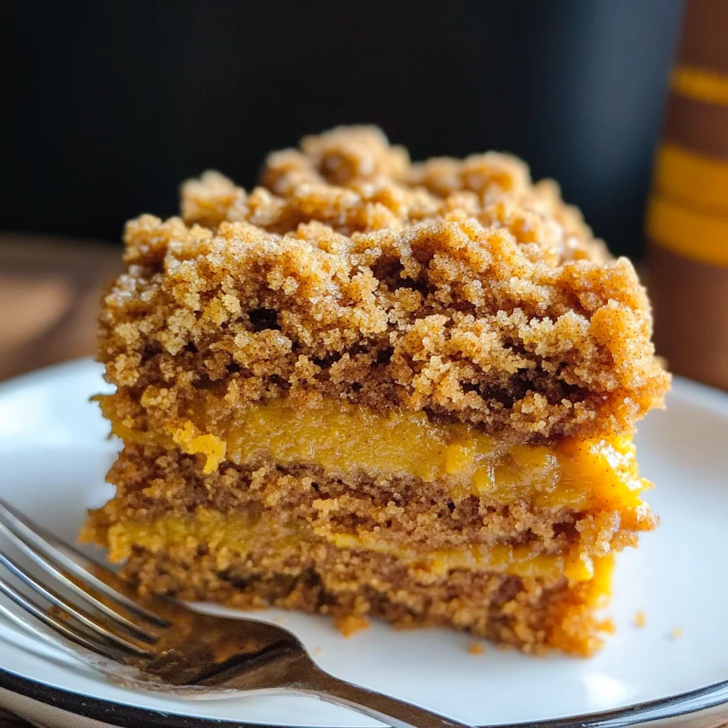 Pumpkin Spice Crumb Cake